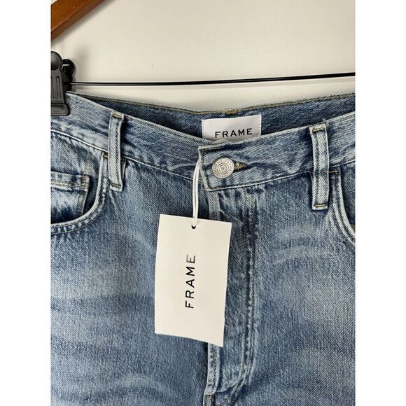 New FRAME Le Low Baggy Wide Legin River Women’s Size 31 - Picture 11 of 11